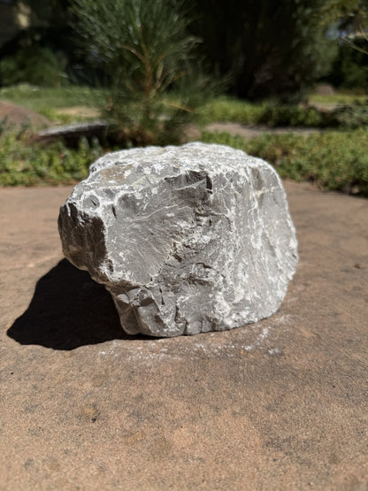 Natural Fountain Stone - River Rock Bird Bath for a Bubbling Water Fountain (7"x5-1/2")