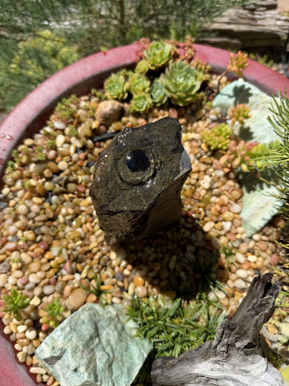 Basalt Mini Column Fountain Stone - 5"x7-1/2" Tall