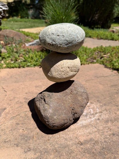 Natural Rock Stack Fountain Stones — 6"wide x9" tall